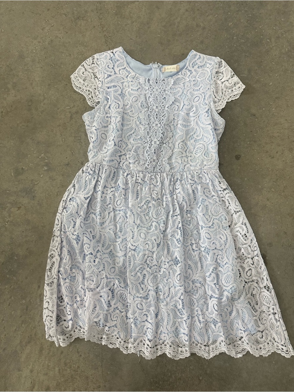 Altard State Light Blue Lace Dress
